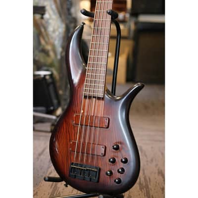 F Bass BN5 2007 - Antique Brown Burst Satin image 3