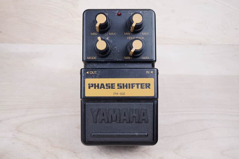 Yamaha PH-100 Phase Shifter Pedal 1980s Black Made In Japan | Reverb