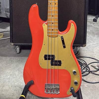 Fender Precision Reissue 57 1982 - Fullerton - Fiesta Red image 1
