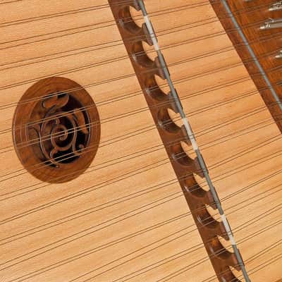 Hammered Dulcimer Package Includes: Pro Quality 12/11 Course Sheeshasm Hammered Dulcimer W/ Hammers image 4