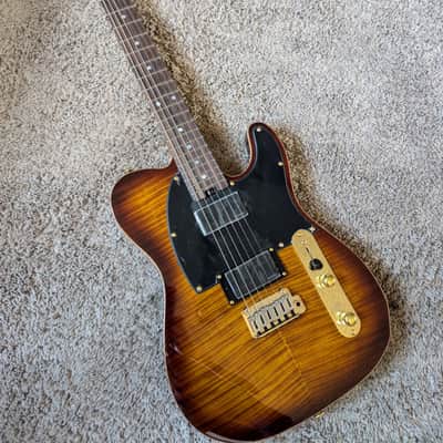 Electric Guitar Soloking MT-1 Fm 22 Deluxe HH Mod Fishman Fluence In Shaded Edgeburst image 2