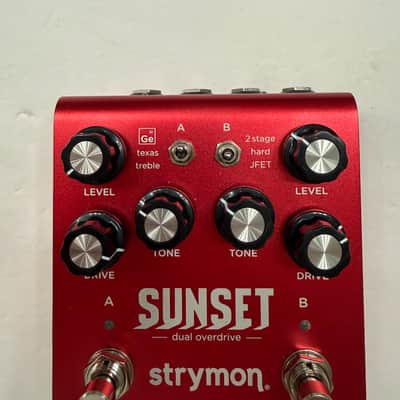 Strymon Sunset Dual Overdrive Guitar Effect Pedal image 2