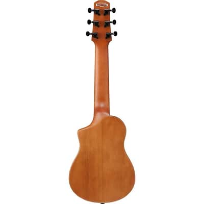 Ibanez AUP10N Nylon 6-String Piccolo Acoustic Guitar - Light Brown Sunburst image 7