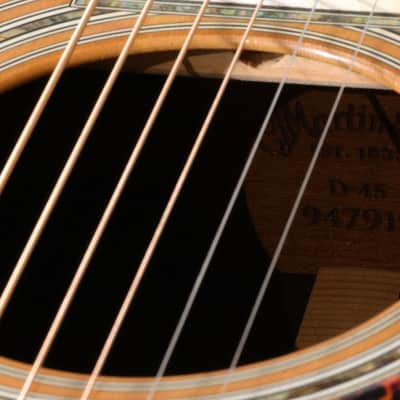 MARTIN D-45, 2003 Model, with Added Bridge Inlays [947919] (06/22) image 4