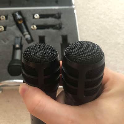 Audio-Technica KitPak ~ drum mics set pack of 6 [5 dynamics + 1 t.bone EM 800 condenser] £16.66 per microphone bundle with case! image 3
