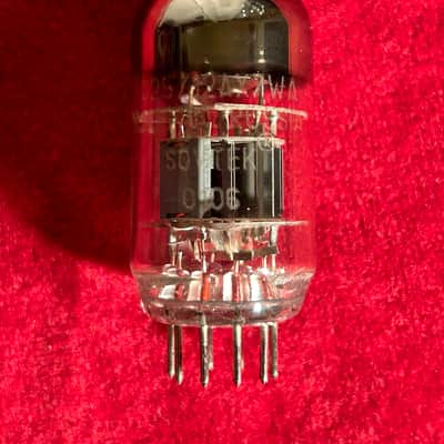 Sovtek (Single) 7025/12AX7WA Preamp/Amplifier Vacuum Tube - Clear Glass/ Grey Letter image 1