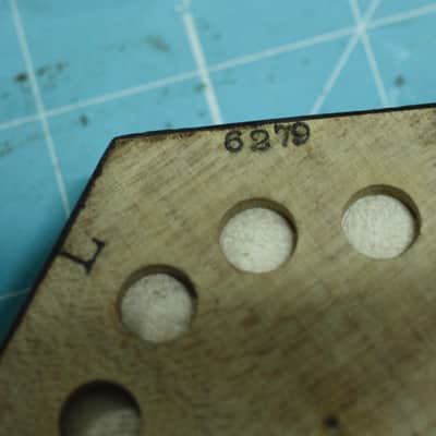 CONCERTINA Keith, Prowse & Co. 48 Button English Chromatic (1855) - Rose wood ends, Made in England, with wooden hard case image 14