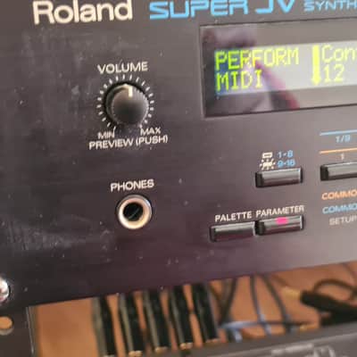 Roland JV-1080 64-Voice Synthesizer Module 1994 - 2001 - Black image 2