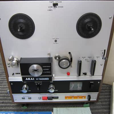 Akai X-1800SD Reel To Reel 8 Track Recorder, Player, Accessories, Restore 1960s Gray/Wood image 2