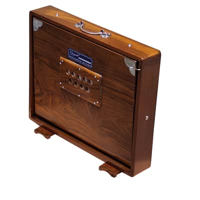 SHRUTI BOX~TEAK WOOD~3 OCTAVES~BIG SIZE (17" X 14" X 3")~36 NOTES~TUNE TO 440 Hz~BHAJAN~SHRUTI~YOGA~VOCAL~CHANTING~WITH GIG BAG image 8