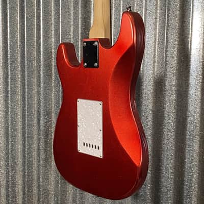 Musily MST-1 Strat Style HSS Guitar Candy Apple Redburst #060520260001 Used image 10