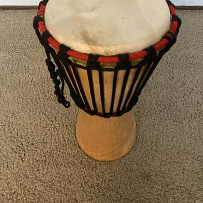 Djembe Burkina Faso, West Africa 2007 - Natural wood image 2