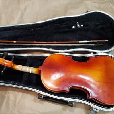 Suzuki model 101RR size 1/4 violin, Japan 1988, with case & bow, Very Good Cond image 3