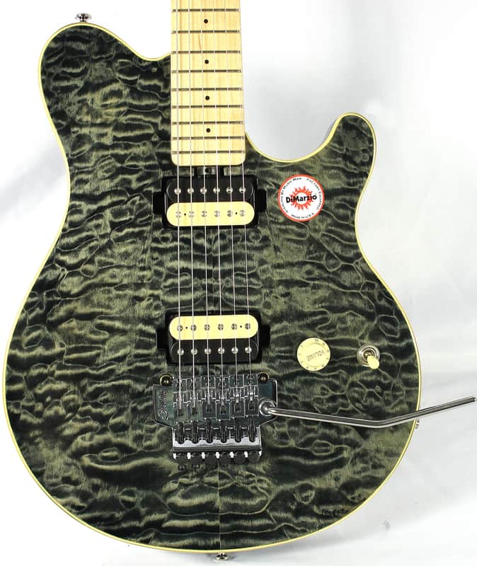 Sterling AX40D AX 40 D Axis Electric Guitar Dimarzio Pickups Trans