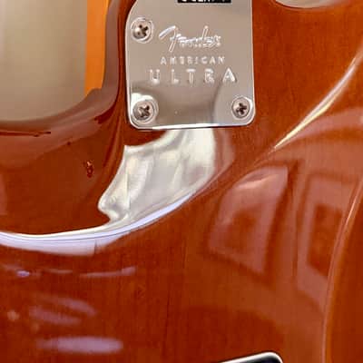 Fender American Rare Ultra HSS Stratocaster Flamed Maple Tiger Eye image 6