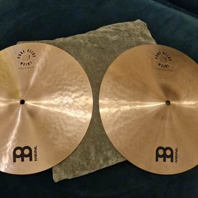 Meinl 14" Pure Alloy Traditional Medium Hi-Hat Cymbals (Pair) 2017 - Present - Traditional image 1