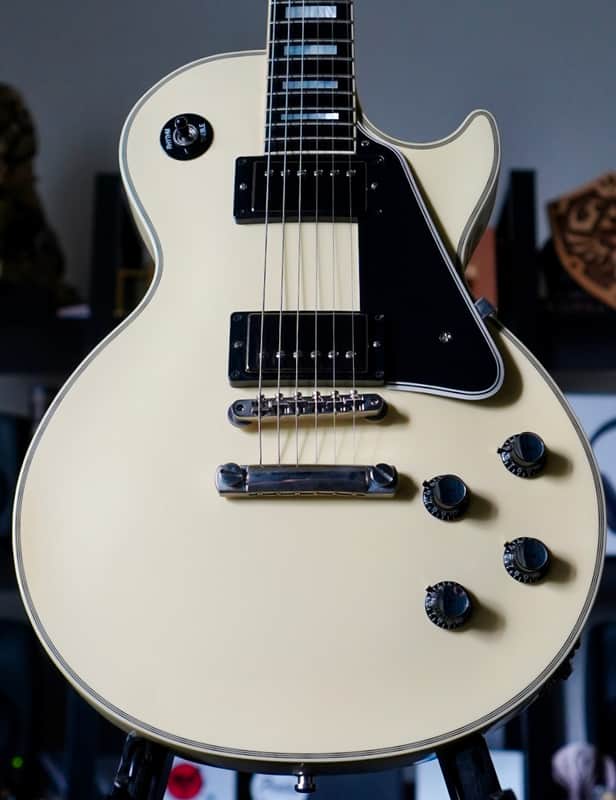 Gibson Custom Shop Les Paul Custom '68 Reissue Vintage White Ebony Board 2010 image 1