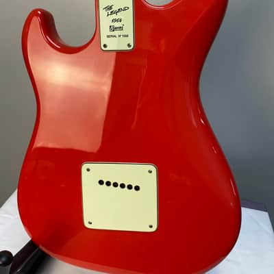 Burns London Marvin The Legend 64 Reissue Electric Guitar Fiesta Red w/OHSC image 3