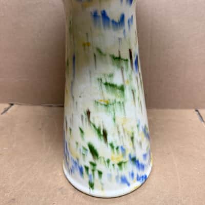 World Beat Percussion Ceramic Djembe Hand Drum w/ Original Beater – Cracked Base image 9