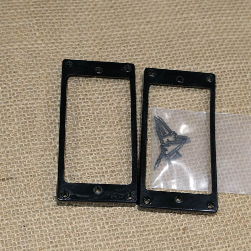 Pickup Rings Black, Genuine 2001 BC Rich Mockingbird Bronze Series - Same Day Shipping #DK03 image 1