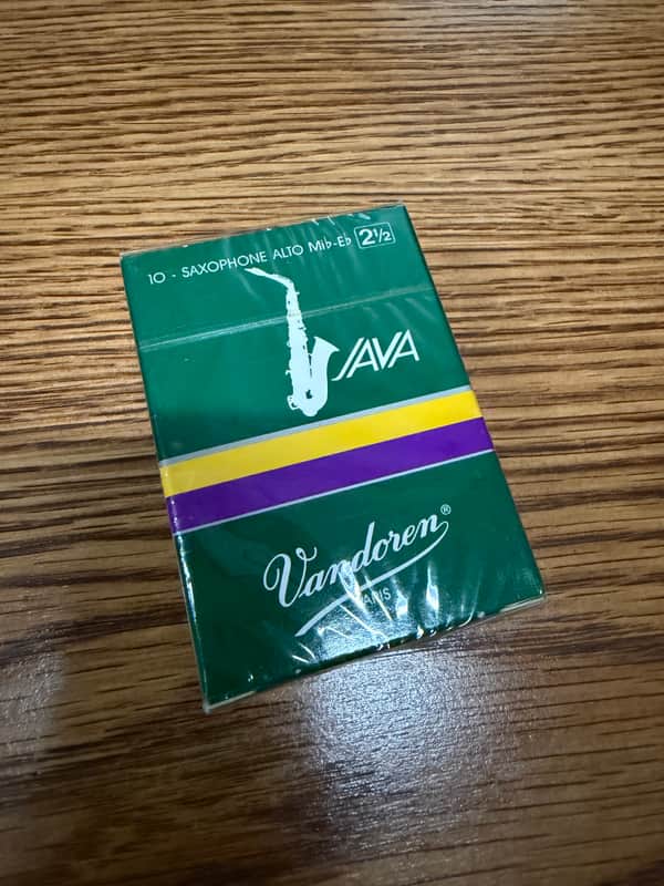 Vandoren SR2625 Java Alto Saxophone Reeds - Strength 2.5 (Box of 10) 2010s - Standard image 1