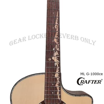 Crafter ML G-1000ce Anniversary all Solid Engelmann Spruce & Rosewood electronics acoustic guitar Bild 8