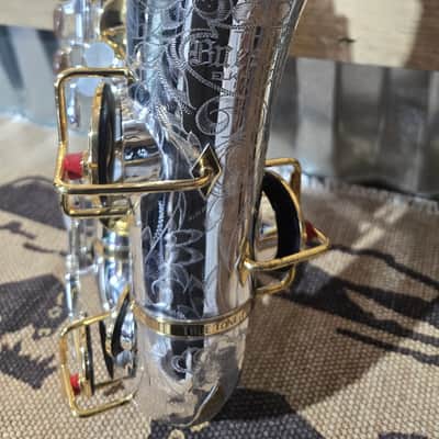 Buescher True Tone Alto Sax 1925 - Silver and 24K Gold Plate image 1