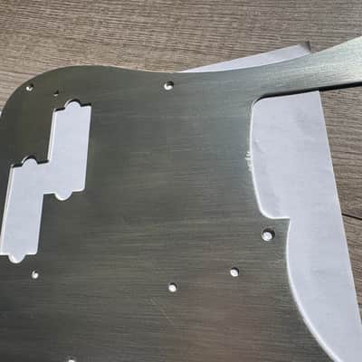 62 Fender Precision USA 13 Hole pickguard pattern Relic / Aged Silver Aluminum 1962 64 71 image 10
