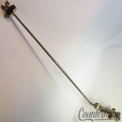 *Slingerland L-Arm Cymbal Stand Shur-Grip Clamp-On Mount 3/8" Nickel Vintage 40s image 1