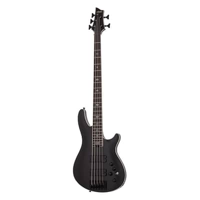 Schecter SLS Elite-5 "Evil Twin" 5-String Bass - Satin Black image 2