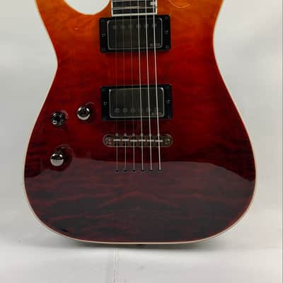 ESP E-II Horizon NT-II LH Tiger Eye Amber Fade Left-Handed Electric Guitar + Hard Case NT2 NT 2 image 5