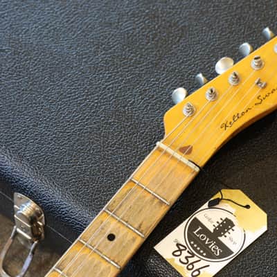 Kelton Swade 1952 Blackguard Tele Style Electric  Guitar Butterscotch Blonde Heavy Relic + Hard Case image 10