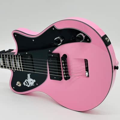 Ciari Travel Guitars Steve Stevens Premier Signature "Josie" 2026 Pink with Free Backpack! image 2