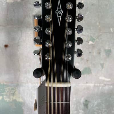 Alvarez Artist Series AD60ce 12-String Acoustic-Electric Guitar - Black image 7