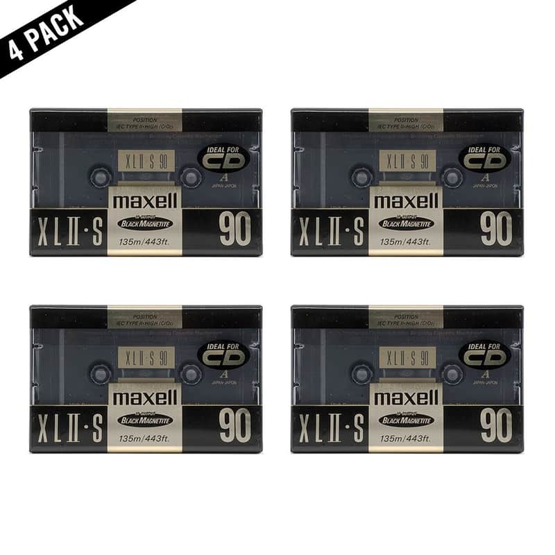 Cassette Audio Maxell XL2-60 Black Magnetite - 60 Minutes - Bon état
