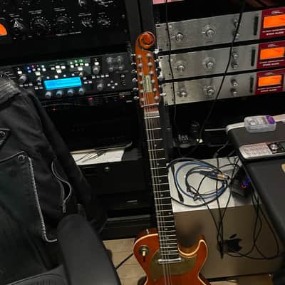 Postal 12 String Texas Fireball Burn Orange Birdseye Maple Lipstick & TV Jones Pickups New Video image 6