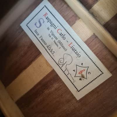 Raspagni chitarra Classica made in ITALY 4/4 MOD. S 1995 image 2