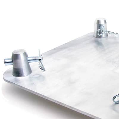 Global Truss SQ-4137 12"X12" Aluminum Base Plate For Square Trussing image 2