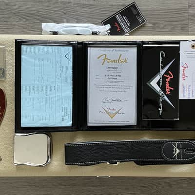 Fender Custom Shop Limited Edition '64 Telecaster (2024) Electric Guitar, Relic Aged Olympic White. ALL Documentation, MINT image 25
