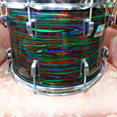 Ludwig 10x14 Tom 1976 - Psychedelic Red image 8