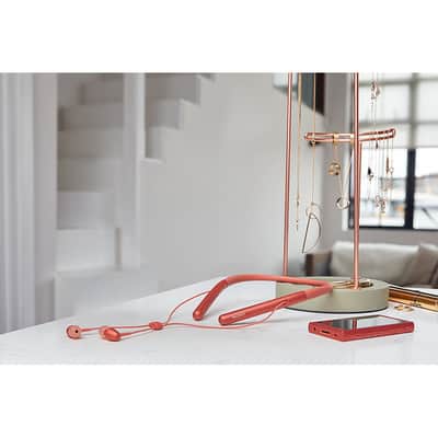 Sony WIH700/R Hi-Res Wireless Bluetooth In Ear Headphones, Red image 5
