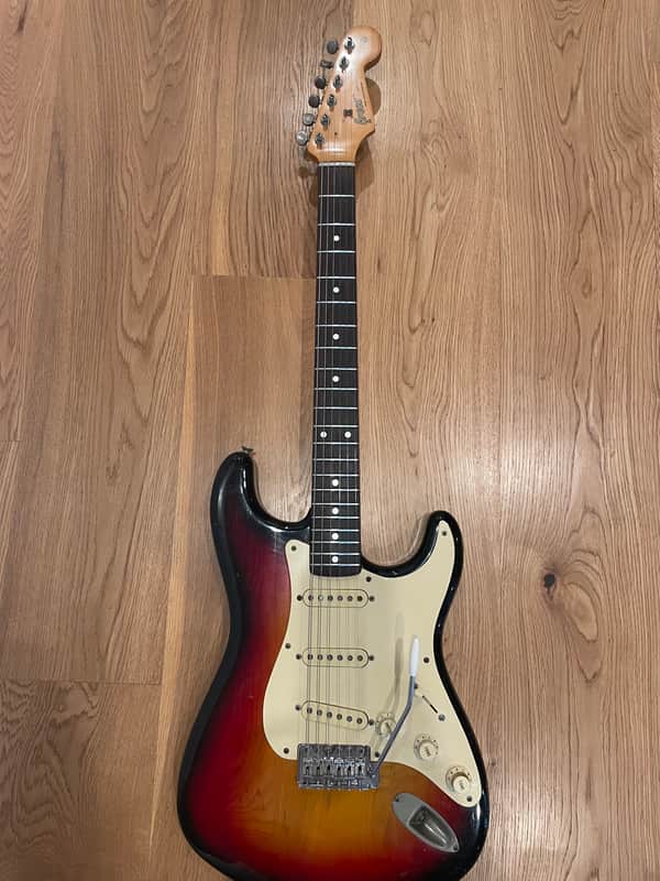 Greco SE 500 Stratocaster 1980 - Colorful, three tone sunburst image 1