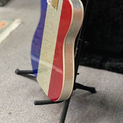 2024 Fender Buck Owens Signature Telecaster - Red, Silver, and Blue Sparkle image 11