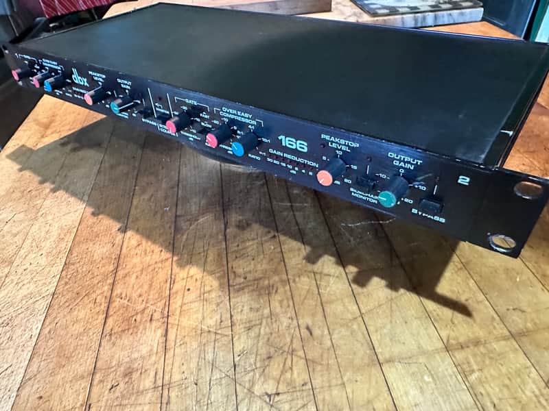 DBX 166 2-Channel Vintage Compressor - NICE! image 1
