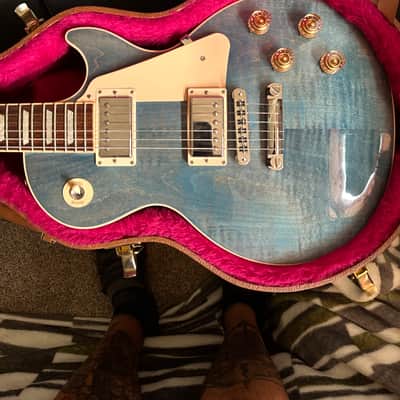 Gibson Les Paul traditional 2014 - Ocean Blue image 2