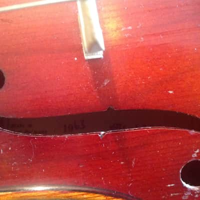 Fritz Otto Kaiser  , 4/4 Full Size Violin w/case, 2 bows , 1963 Fritz Otto Kaiser Model 122 , 4/4  1963 image 15