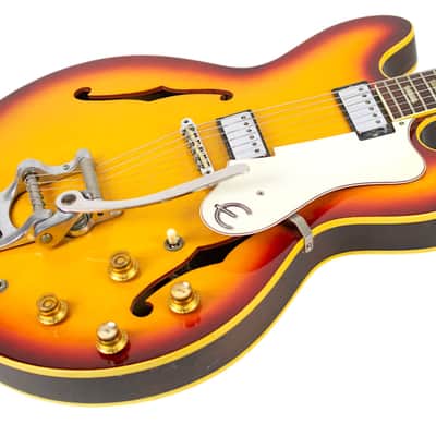 1966 Epiphone Riviera E360TD Sunburst w/Original Hard Shell Case #382658 image 2