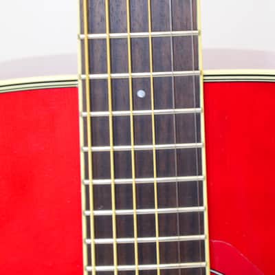 Yamaha FS-TA TransAcoustic Concert Acoustic Electric Guitar, Ruby Red image 6