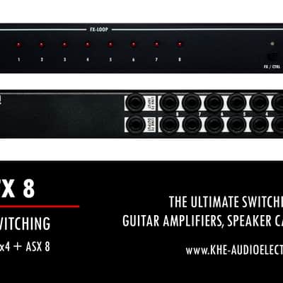 KHE Audio | AFX 8 | FX-Loop Switcher with Master Effects Loop  | Selector Router image 4