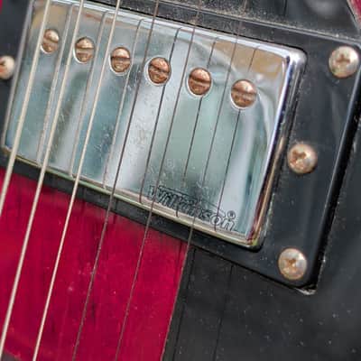 Vintage VS6-CR Reissued Series Double Cut with Gold Hardware 2010s - Cherry Red image 10
